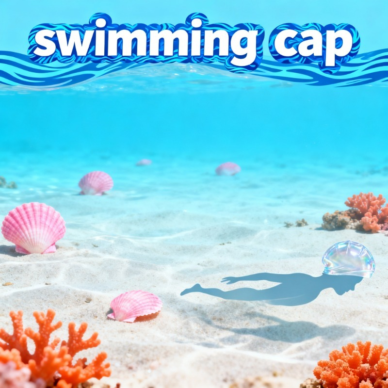Swim Cap Silicone - หมวกว่ายน้ำเด็กที่สะดวกสบายวัสดุซิลิโคนการออกแบบการ์ตูนน่ารักเด็กผู้หญิงหมวกว่ายน้ำอุปกรณ์สระว่ายน้ำ