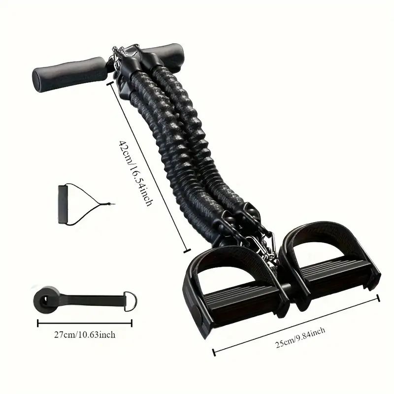 Sports Equipment Online - เหยียบความตึงเครียดเชือกดึงออกกําลังกายที่บ้านอเนกประสงค์ออกกําลังกายวงต้านทานผู้ชายอุปกรณ์กีฬายิม