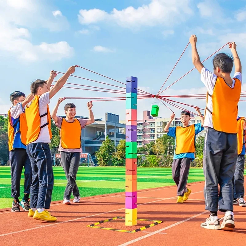 Sports Equipment Company - เกมการทํางานเป็นทีม อาคารทาวเวอร์ ของเล่นกีฬากลางแจ้ง เกมสร้างทีม กิจกรรมของบริษัท เด็กผู้ใหญ่