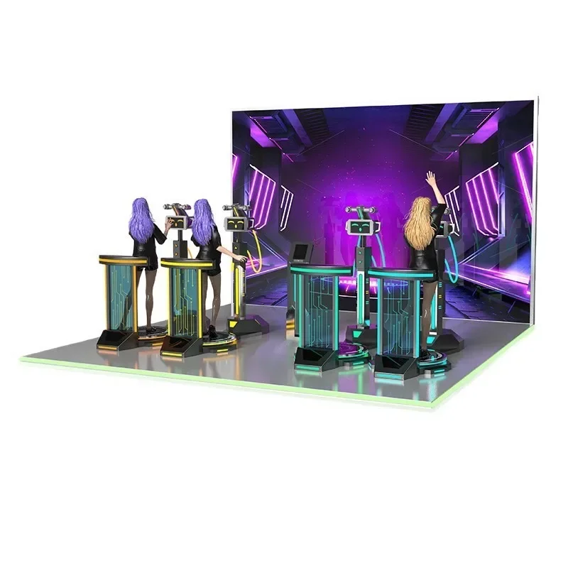 Sports Equipment Video - ห้องเล่นเกมดิจิทัลแบบอินเทอร์แอคทีฟพร้อมระบบควบคุมด้วยเสียงสำหรับงานปาร์ตี้ในร่ม สถานที่เล่นวิดีโอเกมขนาดใหญ่พร้อมอุปกรณ์ความบันเทิง
