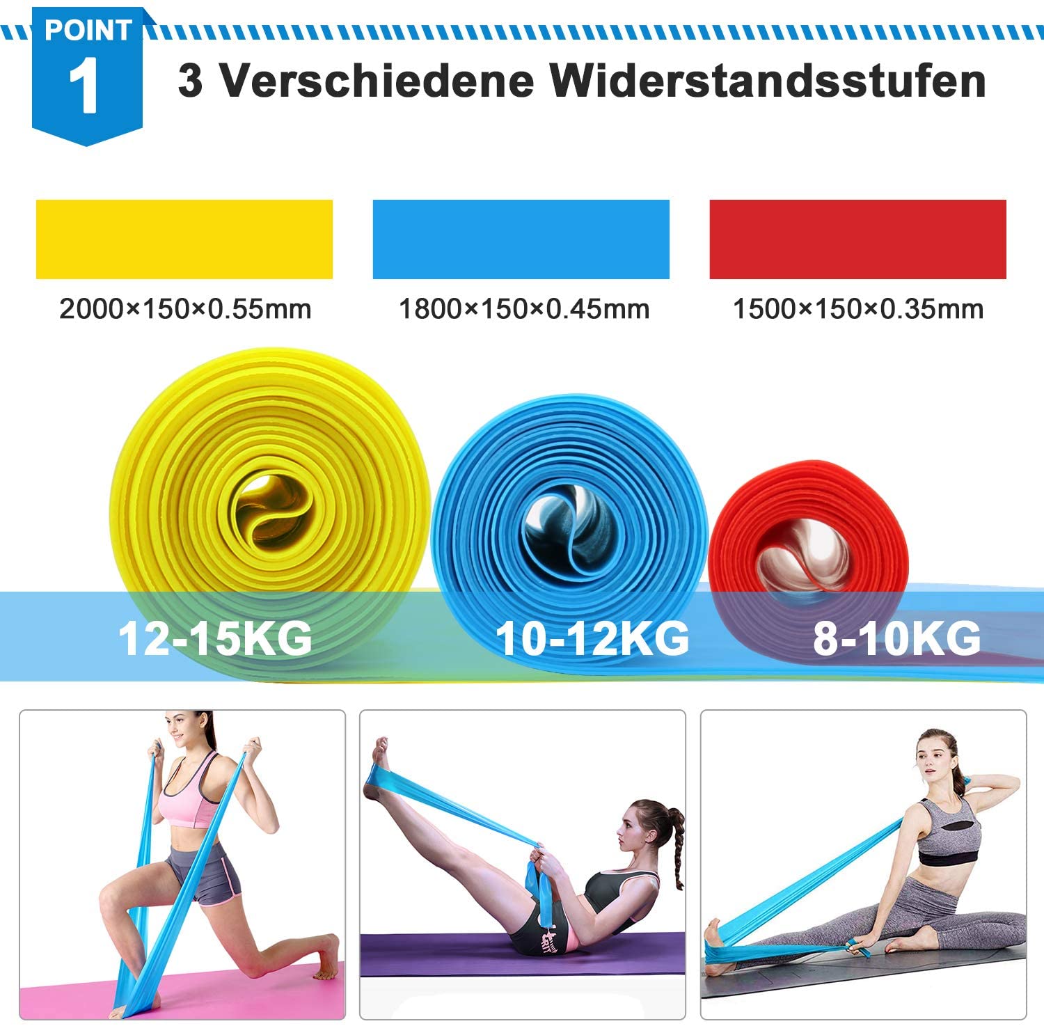 วงออกกําลังกายยืดหยุ่น 3 ชิ้นว - Sports Equipment For Schools บทวิจารณ์และราคา