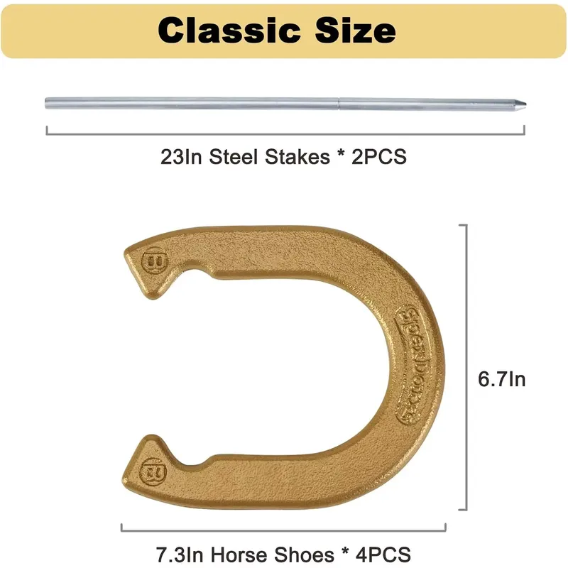 ชุดเกมม้าโยกคลาสสิก SpexDarxs  - Horseshoe Game Set บทวิจารณ์และราคา