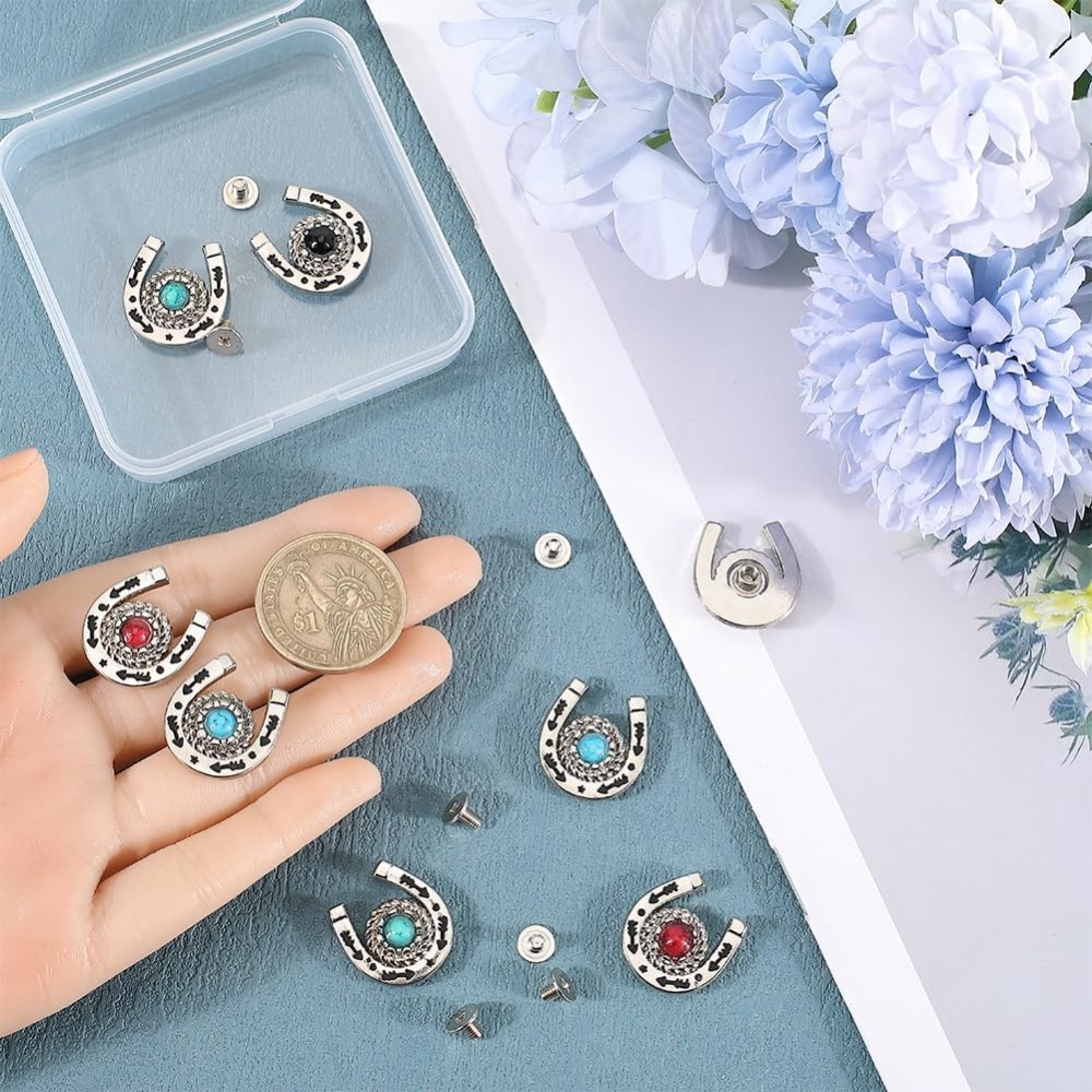 1 กล่อง 8 ชุด Horseshoe สกรูกล - Horseshoe Game Set บทวิจารณ์และราคา