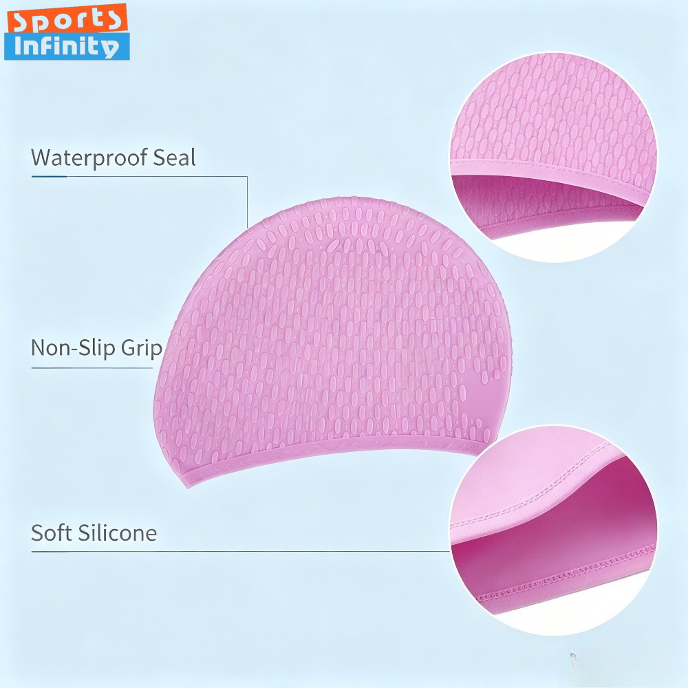หมวกว่ายน้ำซิลิโคนสำหรับผู้ใหญ - Swim Cap Silicone บทวิจารณ์และราคา